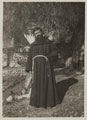 A Franciscan monk at El Qubeibeh, Palestine, 1918