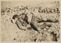 A dead Turkish Officer, Gaza, 2 November 1917