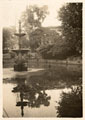 Fountains in a garden in Egypt, 1916