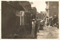 Shops on a street in Egypt, 1916