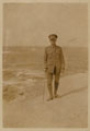 Corporal Joseph Egerton on the beach at Cleopatra, Egypt, 1916