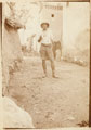 A member of the Shropshire Yeomanry on an Egyptian street, 1916 (c)