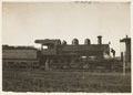 An American made engine on the desert railway, Palestine, 16 January 1918 (c) 