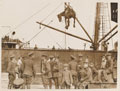 Unloading horses at Boulogne, 1916 (c)