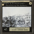 'Gordons advance at Elandslaagte', lantern slide, 1899