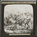 '5th Lancers charge Boers retreating at Elands Laagte.', lantern slide, 1899 (c)