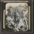 'British Cavalry charge pursuing Boers', lantern slide, 1899 (c)