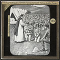 'Father Matthews adms Holy Sacrament before battle, Buller', South Africa, lantern slide, 1899