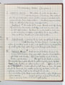 Notebook dated January 1916 containing nominal rolls, list of officer's chargers and veterinary notes