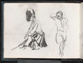 Sketches of soldiers, 1885