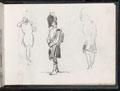 Sketches of soldiers, 1885