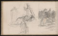 Preliminary studies for 'Dawn of Waterloo', 1893