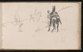 Studies of cavalrymen, 1893