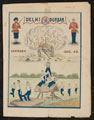 Programme for Military Display at the Delhi Durbar, January 1903