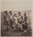Ismail Pasha and attendants, Crimean War, 1855
