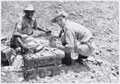 4th Battalion, King's African Rifles grenade practice while on safari in Karamoja Province, 1956 (c)
