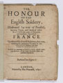 'The Honour of the English soldiery'?, 1651