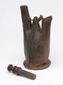 Leather Afghan waterbottle, 1842 (c)