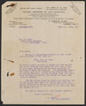 Letter from the Central Prisoner of War Committee informing Martha Cole of the death of her husband, 21 January 1919