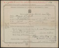 Army Form E511 Discharge Certificate of a soldier of the Territorial Force, 24 April 1918