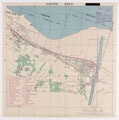 Map of the Sword Beach Area, D-Day, 1944