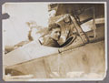 Captain Billy Bishop VC, Royal Flying Corps, in his Nieuport 17 fighter, August 1917