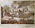 The interior of Hougoumont during the battle on the glorious 18 June 1815