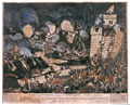 A view of the Storming of Badajoz, Spain, 6 April 1812