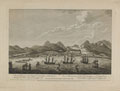 View of Roseau in the island of Dominique, with the attack made by Lord Rollo and Sir James Douglas in 1760