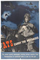 'ATS Carry the Messages', Auxiliary Territorial Force recruiting poster, 1940 (c)