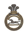 Glengarry badge, Prince of Wales's Own (West Yorkshire Regiment), 1881-1898