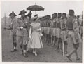 Queen Elizabeth II inspecting the 2nd Battalion, The Nigeria Regiment, 29 January 1956