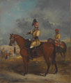 An Officer of the 1st Bengal Irregular Cavalry (Skinner's Horse), 1850 (c)