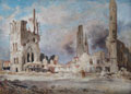 The Cloth Hall, Ypres, 1918