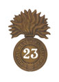 Other ranks' glengarry badge, Royal Welch Fusiliers, 1874 (c)