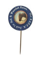 Lapel badge sold in aid of the Royal Society for the Prevention of Cruelty to Animals