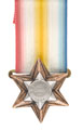 Gwalior Star for the Battle of Punniar 1843 awarded to Private Thomas Down, 1st Battalion, 3rd (The East Kent) Regiment of Foot (The Buffs)