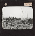 Ammunition limbers moving up the Ypres-Menin Road, 26 September 1917