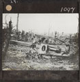 A knocked out gun, 1917
