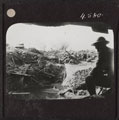 Watching a bombardment from a dugout, 1917