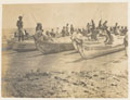 Indian troops boarding bellums, Basra, 1915