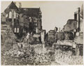 'An aspect of Soissons with the martyred Cathedral in the background', 9 October 1918
