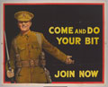 'Come and Do Your Bit Now', 1915