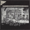 'Street and house-to-house fighting', Ypres, lantern slide, 1914