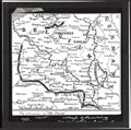 Map of the border between Belgium and France, 1914, lantern slide