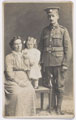 Lance-Corporal Alfred John Wilce, his wife, Edith Lucy and their daughter Ruth, 1916