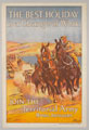 'The Best Holiday is a Change of Work', recruiting poster, Territorial Army, Royal Artillery, 1920 (c)