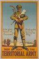 'Are You Fond of Games?', recruitment poster, Territorial Army, 1919 (c)