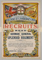 Recruiting poster, Middlesex Regiment (Duke of Cambridge's Own), 1930 (c)