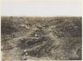 Bombarded German trenches at Guillemont, September 1916